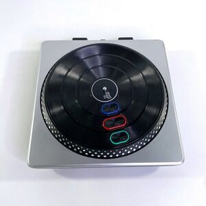 Activision DJ Hero Turntable Wireless Controller Nintendo Wii Silver Black 90512